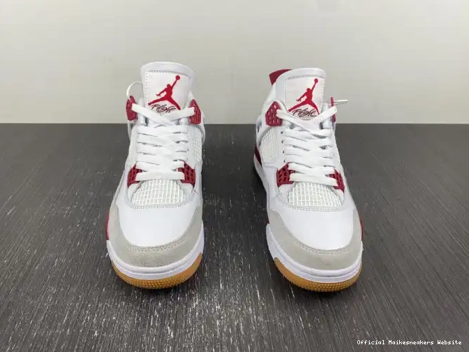 Official Maikesneakers Red 4 Pine DR5415-160 SB Retro Jordan 0422